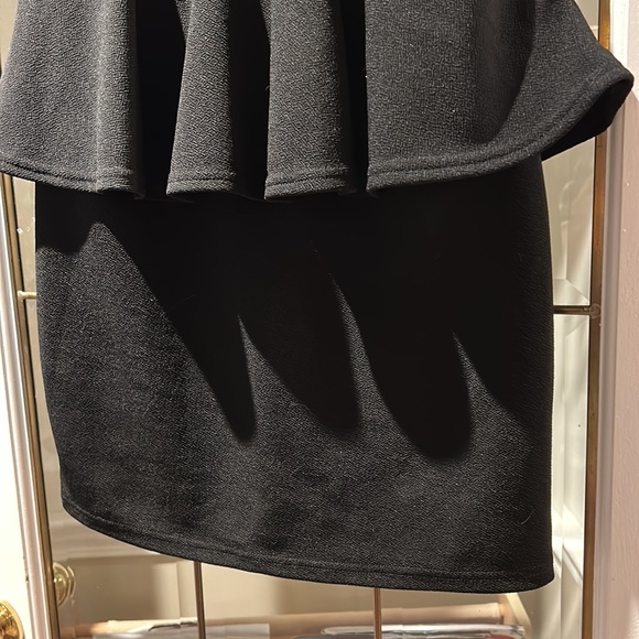 Black dress, mid length, charlotte russe, size medium - Picture 9 of 11